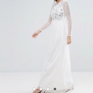 ASOS BOOHOO EMBELLISHED MAXI DRESS